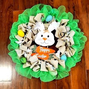 Handmade Easter wreath 24" diameter